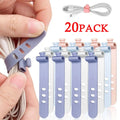 Lot de Clips Auto-Adhésifs pour Câbles de Voiture