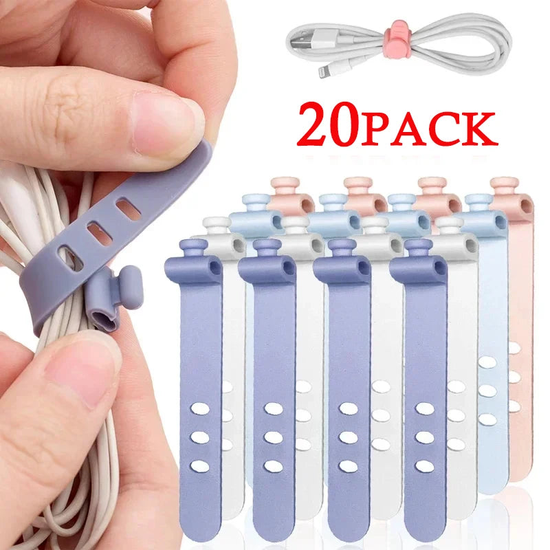 Lot de Clips Auto-Adhésifs pour Câbles de Voiture