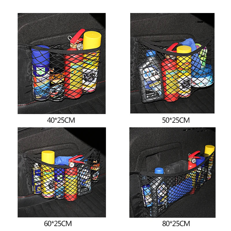 Filet de Rangement pour Coffre de Voiture